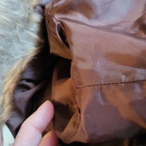 Hollister Faux leather jacket with Faux fur collar - Picture 12 of 14